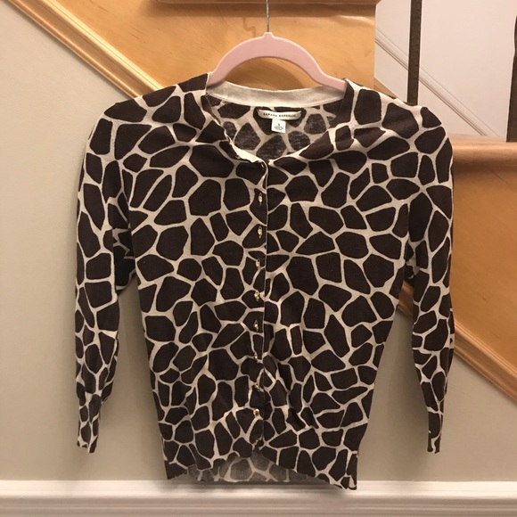 Animal Print Cardigan